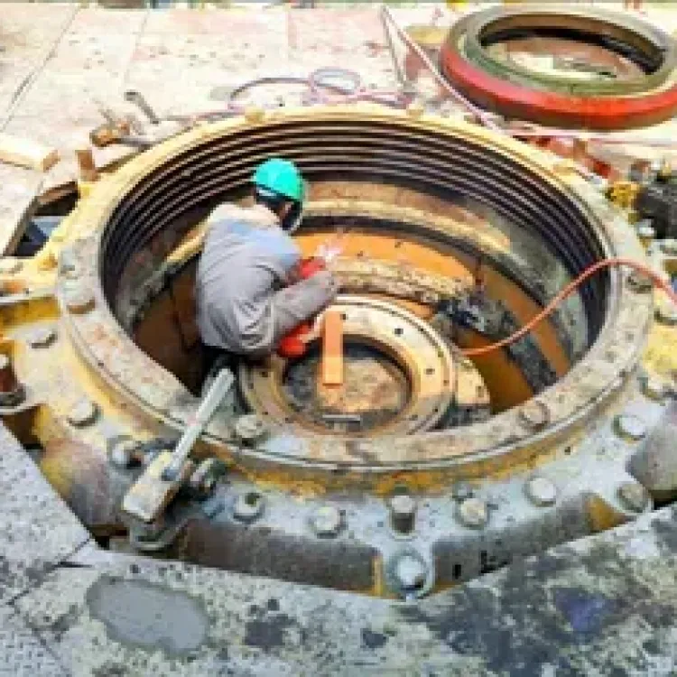 Cone crusher maintenance