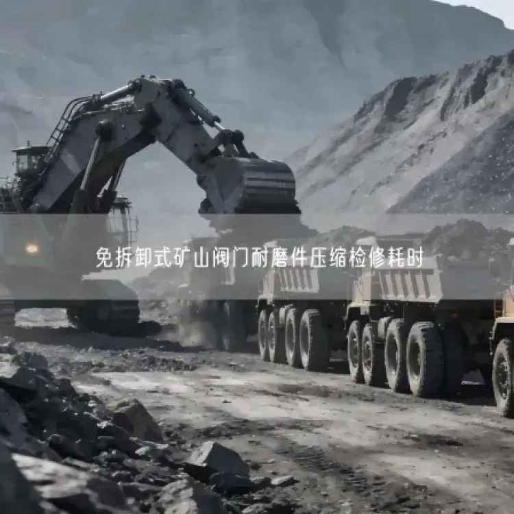 Time-saving Compressed Maintenance for Wear-resistant Parts of Non-disassembly Mining Valves